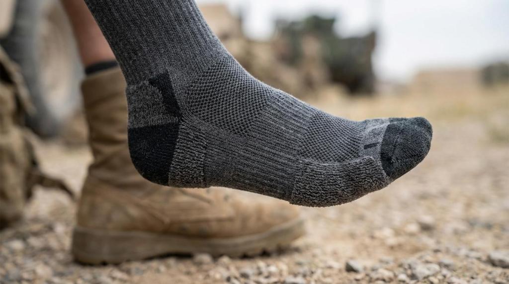 Taktiske sokker til langvarig indsats: hvad kendetegner et professionelt valg?